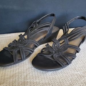 Black Strappy Sandals